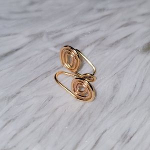 Gold Spiral Nose Cuffs